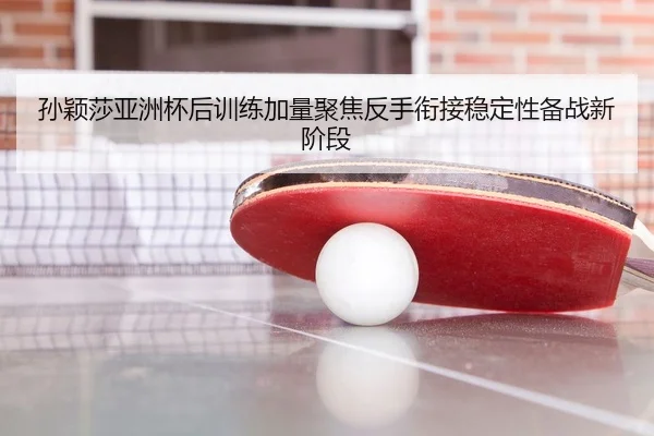 孙颖莎亚洲杯后训练加量聚焦反手衔接稳定性备战新阶段