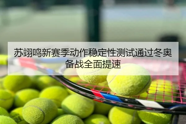 苏翊鸣新赛季动作稳定性测试通过冬奥备战全面提速